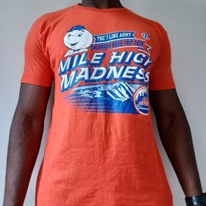 NY Mets Shirt Size L color orange